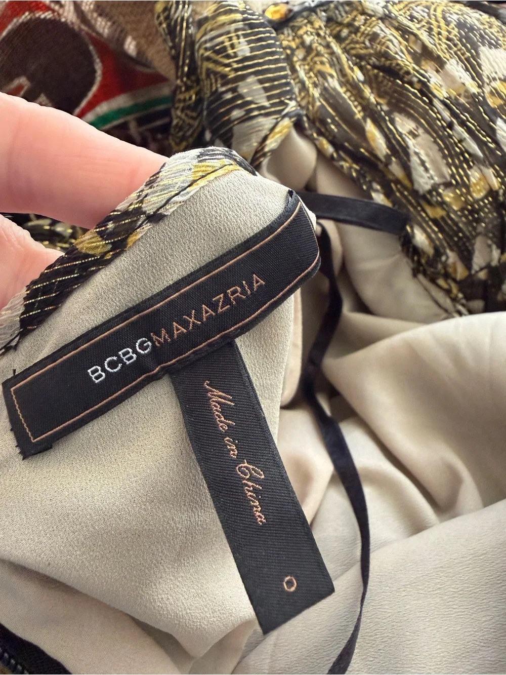 BCBGMaxAzria decorative halter